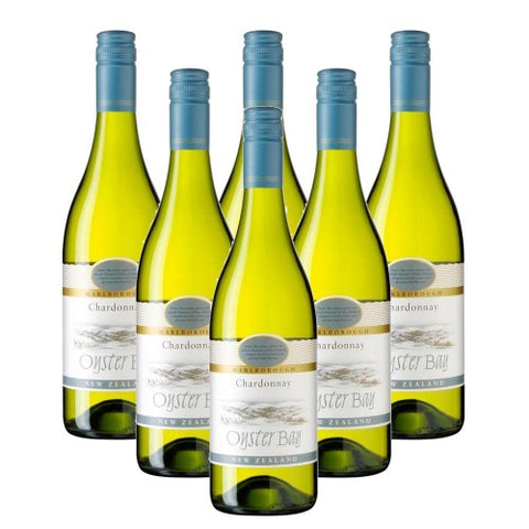 6 For £50 Oyster Bay Chardonnay White wine multi pack
